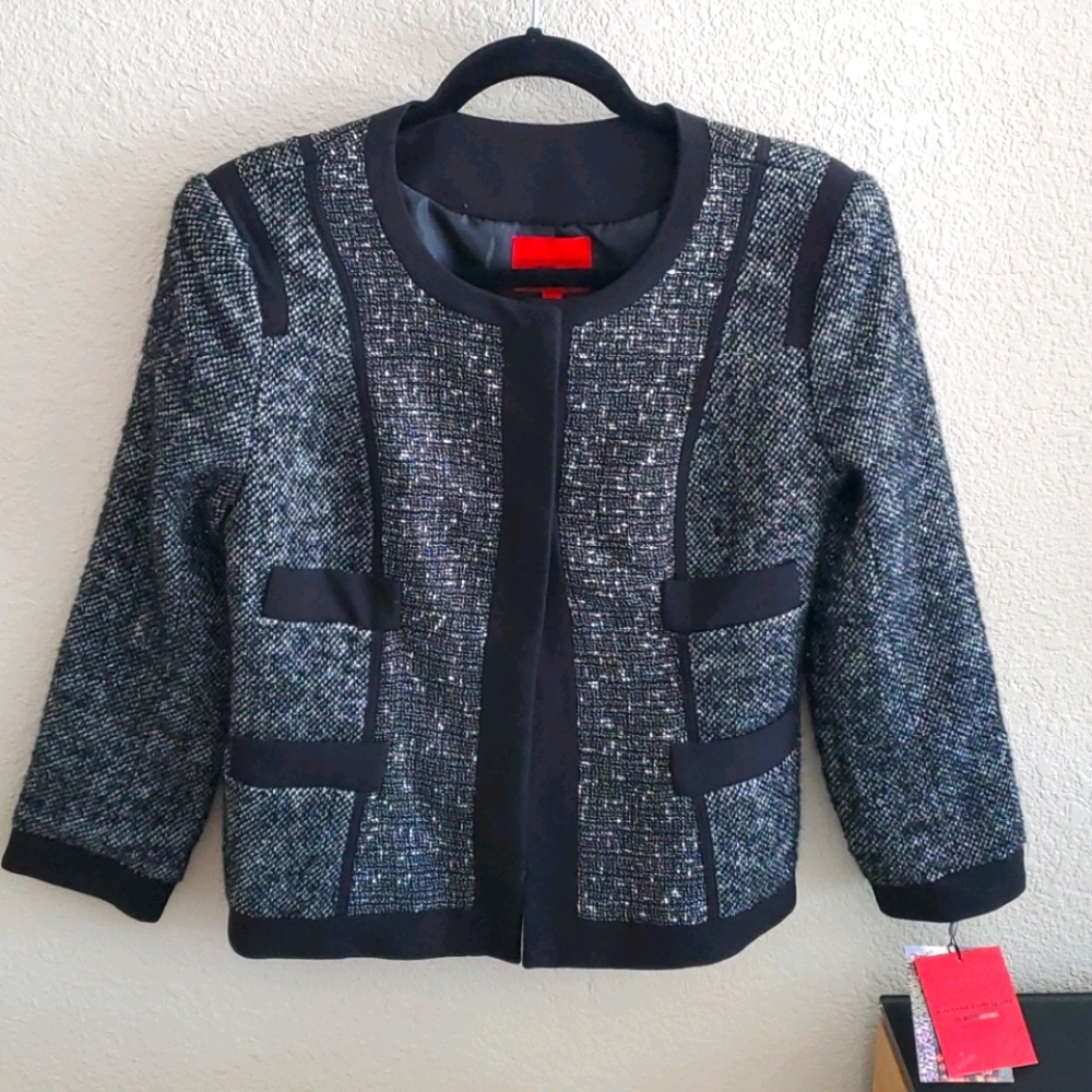 Narciso Rodriguez Design Nation Tweed Jacket XS